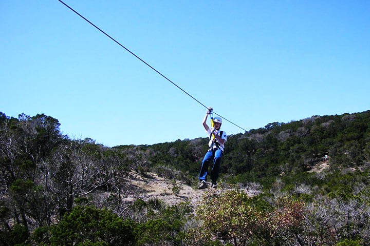Zip-lining