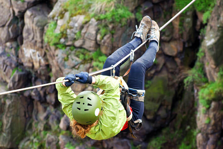 Zip-lining