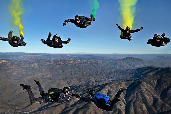 Skydiving