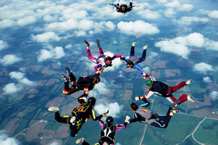 Skydiving