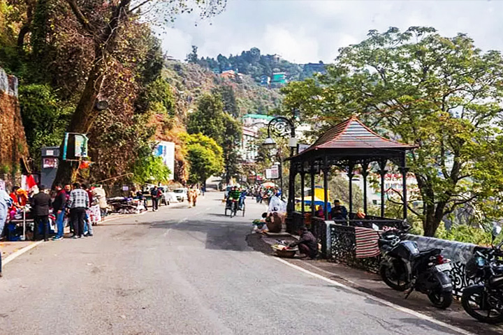 The Mall Road Mussoorie