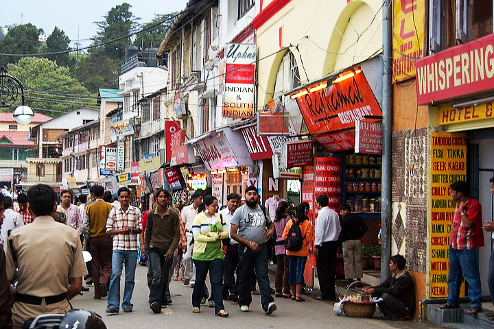 The Mall Road Mussoorie